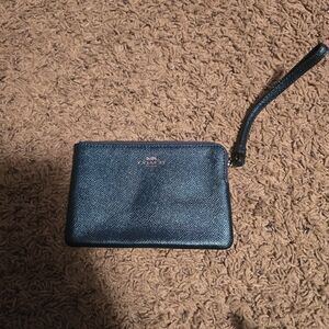Coach Black Wristlet Wallet